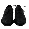 Elegant Wingtip Derby Shoes in Dark Blue