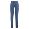 Cotton Blend Trousers with Pockets