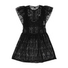 Black Lace-Up Mini Dress AW24