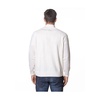 White Wool Cardigan with Zip Pocket