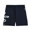 Blue Nylon Shorts Side Print