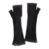 Black Wool Cashmere Gloves Made in Italy