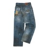 Blue Patchwork Jeans Stylish Casual Outings