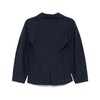 Navy Blue Jacket with Dart Detailing