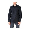Black Cotton Shirt Spring/Summer Men