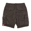 Cargo Pocket Short Trousers Gray Black