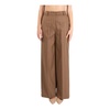 High-waisted wide-leg pants