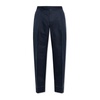 Creased trousers