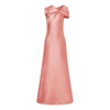 Pink Gathered Detailing Maxi Dress