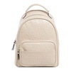 Logo Pattern Zip Backpack with Pockets