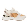 High-Quality Women's Sneakers in Faux Leather and Fabric