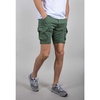 Vintage Green Cargo Crew Shorts