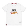 Hot Wheels Flag Tee White Mens T-Shirt