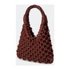 Handwoven Leather Bag Brown