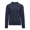 Men`s Wool Knit Round Neck Pullover