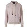 Cotton Blend Hoodie with Zip Fastening