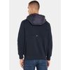 Hooded Bi-Material Gilet
