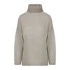 Cozy Mohair Blend High-neck Sweater