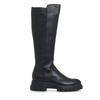 Black Leather Ankle Boots