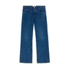 Blue Cotton Denim Jeans Rear Button