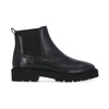 Black Leather Chelsea Boots