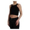 Sleeveless Tank Top with Round Neck