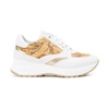 Geo Print White Sneakers