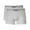 Gray Cotton Boxer Shorts Bi-Pack