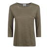 Linen Boat Neck Top