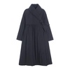 Quilted Coat Black Mayu Style