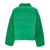 Velvet Puffer Green Jacket