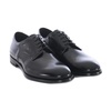 Black Brushed Leather Oxford Shoe