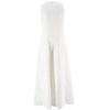 Sleeveless Round-Neck Dress with Soft Lines