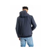 Blue Hooded Technical Jacket