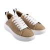 Leather Braided Sneakers