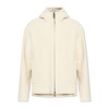 Wool jacket with hood