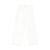 White Button Fly Jeans Classic Style