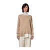 Bicolor High Neck Sweater