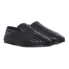Intrecciato leather loafers