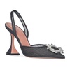 Black Mesh Starburst Pumps