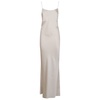 Elegant White Dress Scoop Neckline