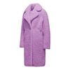Sherpa Fleece Coat with Lapels