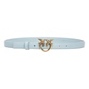 Love Berry Light Blue Leather Belt