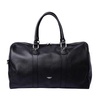 Black Travel Duffel Bag with Zipper