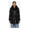 Black Glossy Puffer Jacket