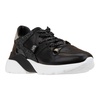 Glitter Leather Lace-Up Sneakers Women