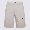 C.P. Company Grey Cotton Shorts