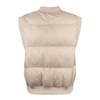 Max Mara Drip-Proof Technical Canvas Crop Vest Sand