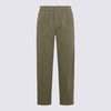 A.P.C. Khaki Cotton Pants