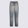 Kenzo Blue Denim Cotton Jeans